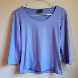 LBH Blue Microfiber Blouse